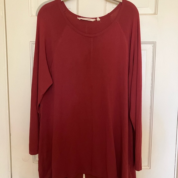 Soft Surroundings Sweaters - Women's Rose Red Tunic Sweater